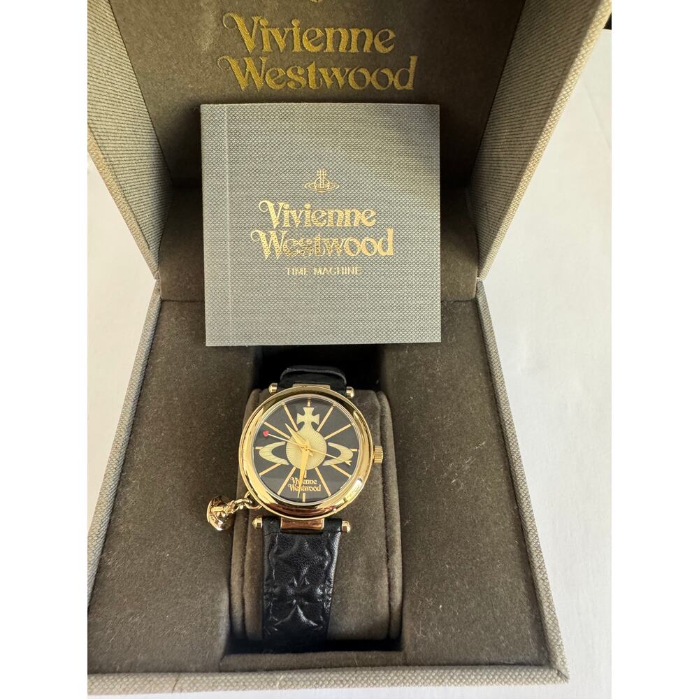 Vivienne Westwood Black Orb II Quartz Watch